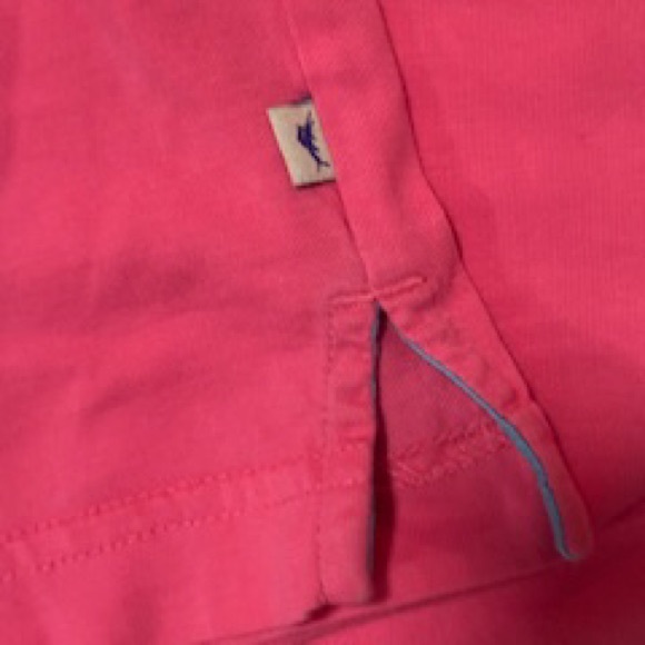 Tommy Bahama “Tutti Frutti” Pink With Blue Accents Pocket Logo T-shirt Men’s XL - Picture 4 of 4